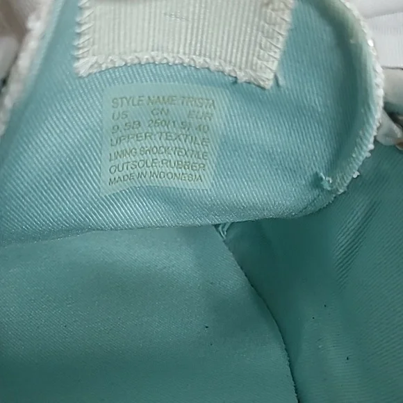 Kate Spade Trista Glitter Textile Sneakers Size 9.5 - Picture 8 of 13